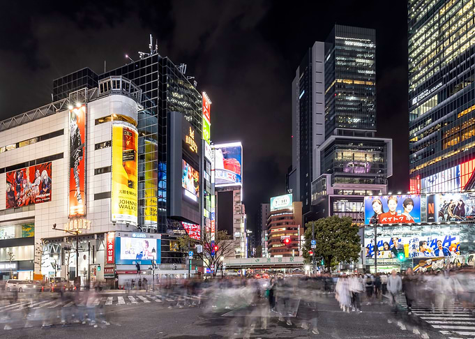Shibuya Crossing in Tokyo