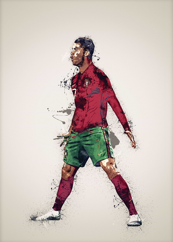 Portugal Ronaldo Splash