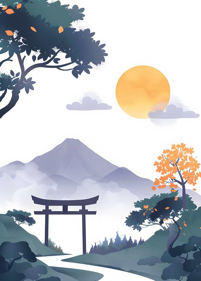 the winter of japan