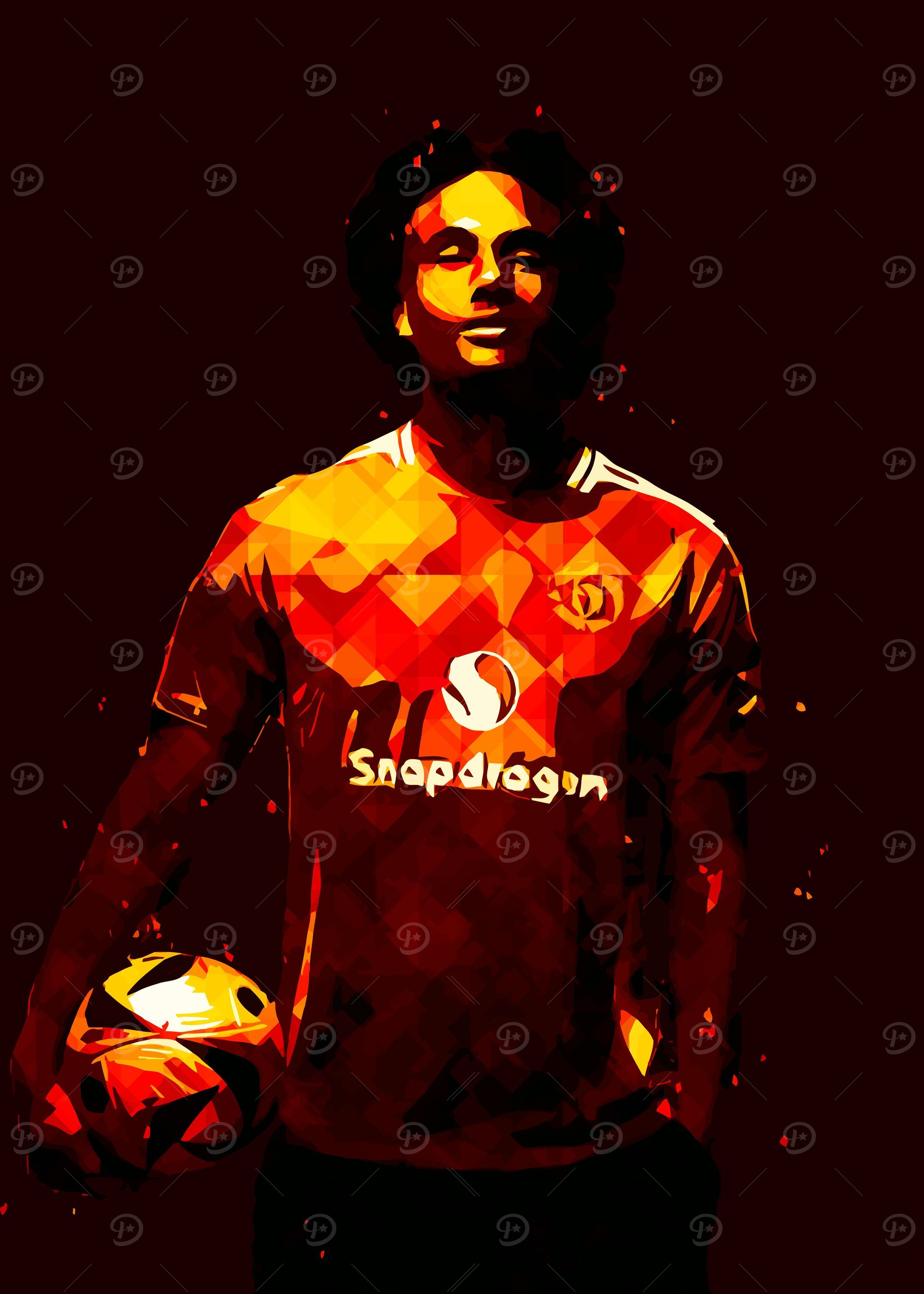Joshua Zirkzee Pop Art