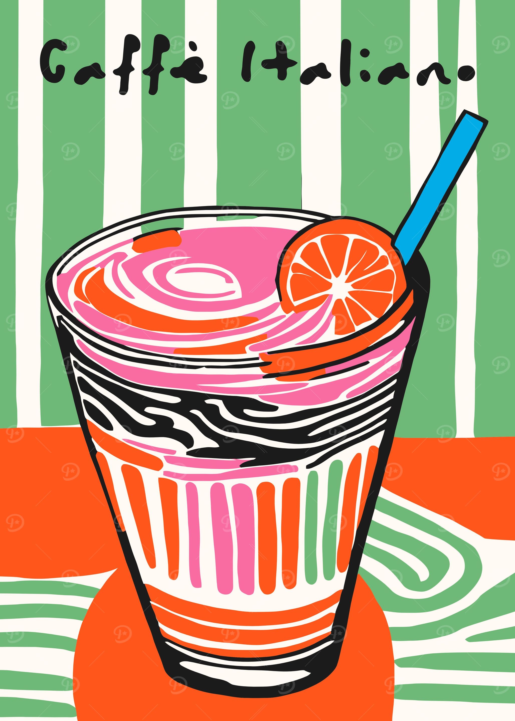 Retro Caffe Italiano
