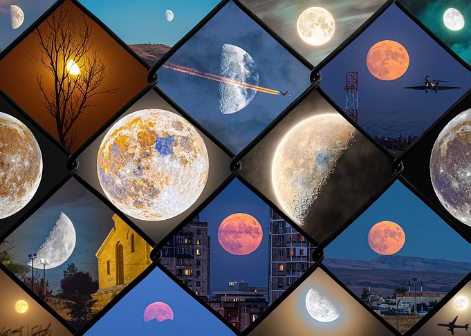 Moon Collage