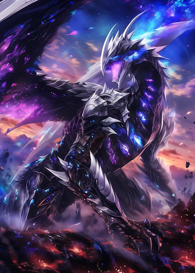 Anime Metallic Dragon
