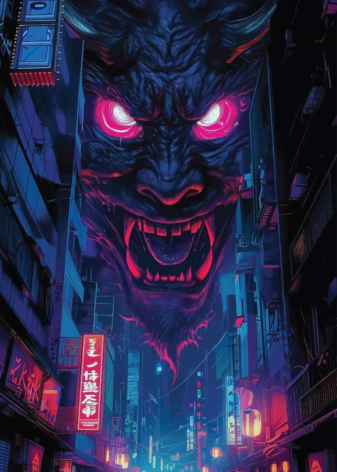 MONSTER IN THE CITY POSTER