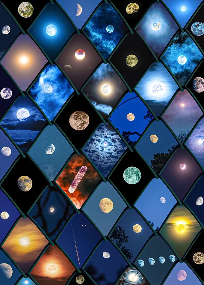 Moon Collage