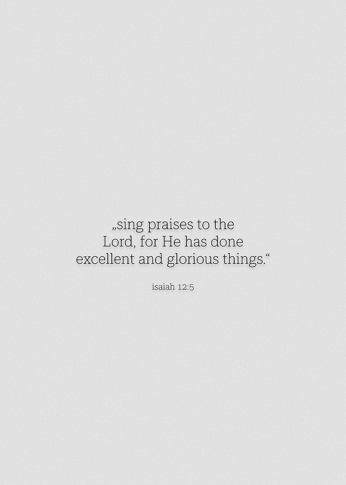 isaiah 12 verse 5