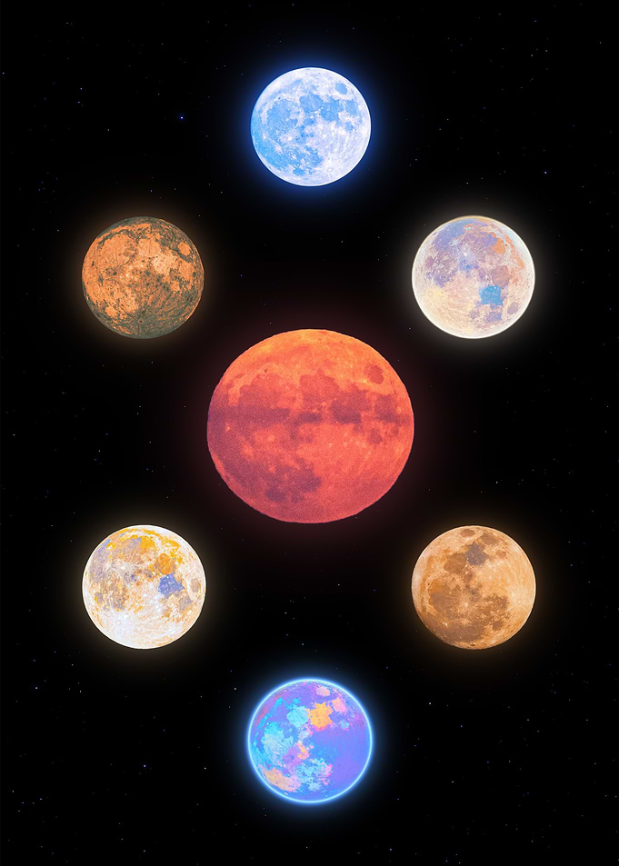 Moon Collage