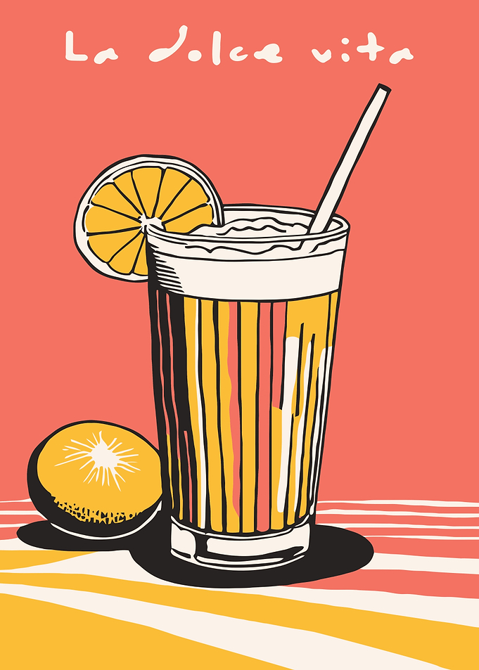 Retro Drink in Italy
