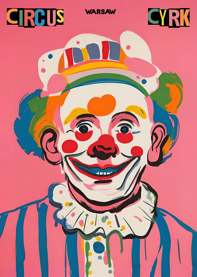Polish Circus Retro Poster