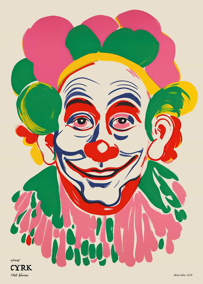 1968 Polish Circus Poster