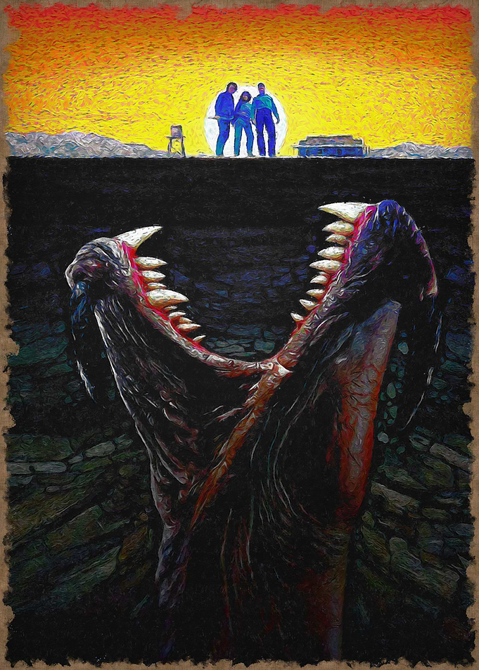 vintage horror movie arts