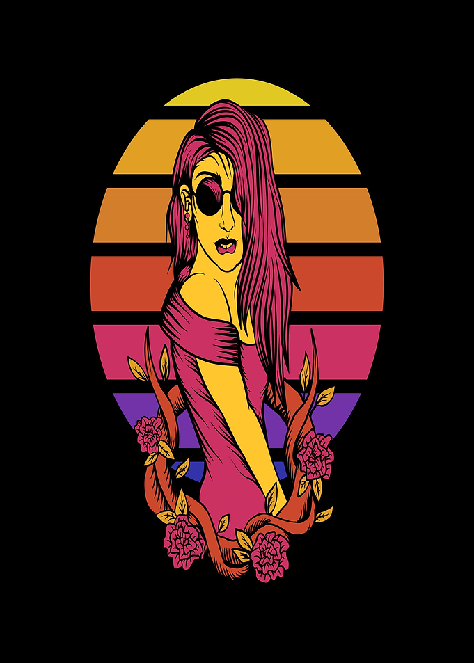 Retro Strong Neon Colors