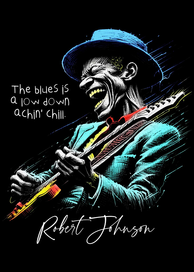 Robert Johnson caricature