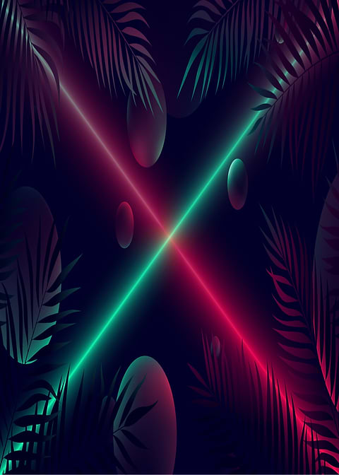Space Neon Art