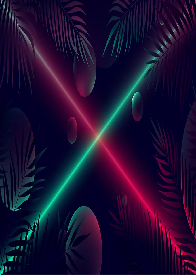 Space Neon Art