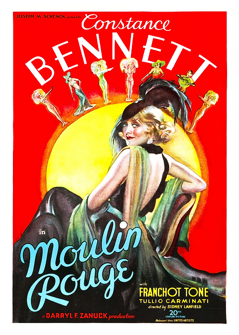 Moulin Rouge Classic — classic movie poster on metal