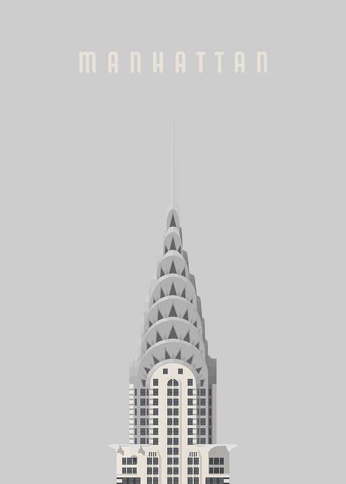 Travel Manhattan Poster
