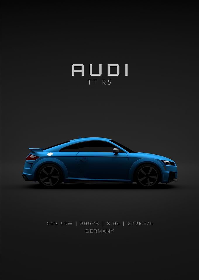 Audi TT RS 2021 Blue Spec