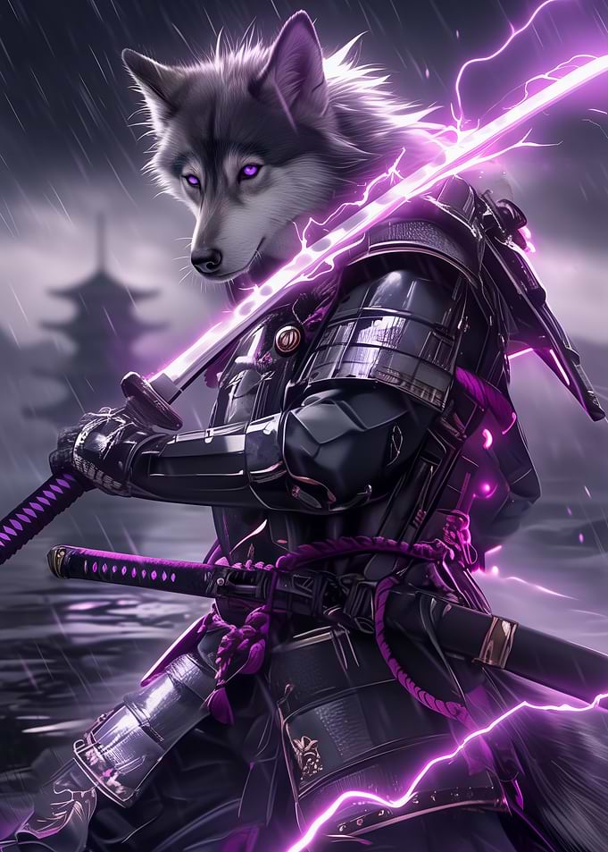Samurai Siberian husky