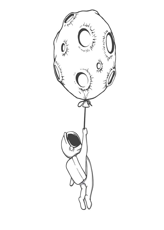 Creative Illustration Moon