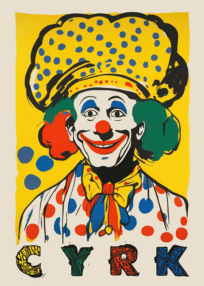 Polish Circus Retro Poster