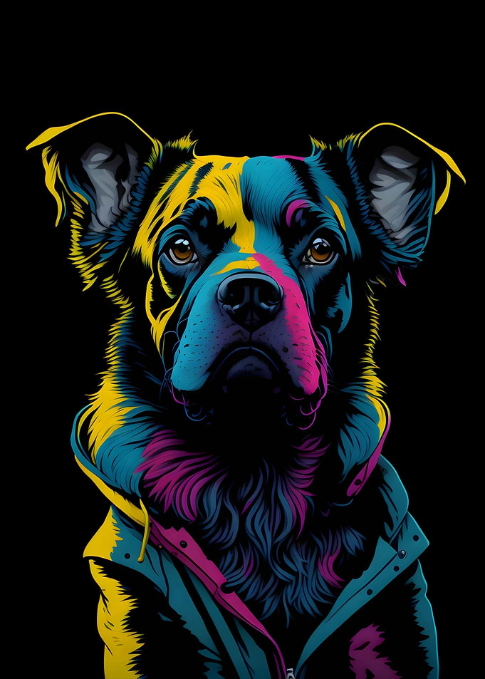 Retro dog