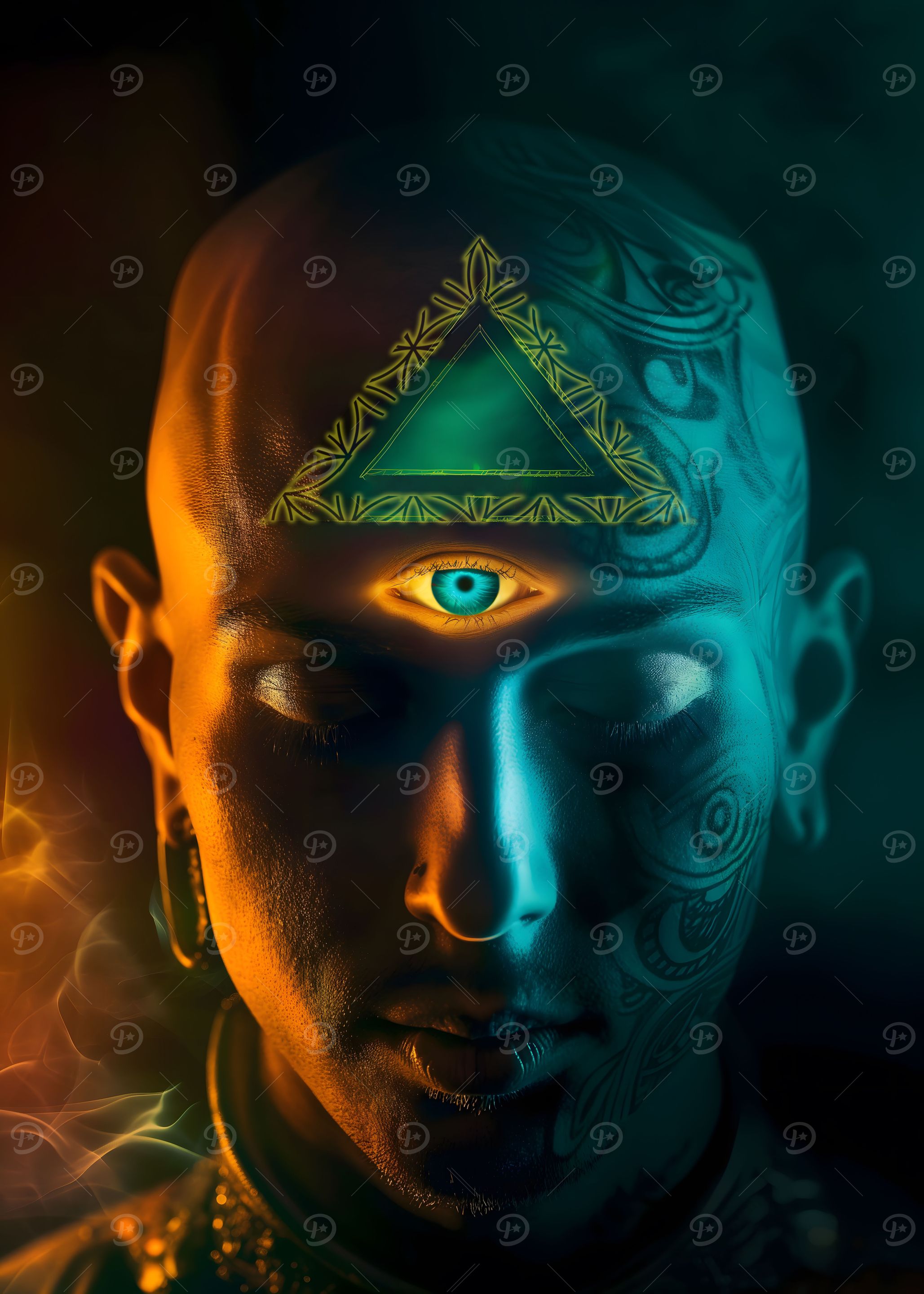 The opened third eye