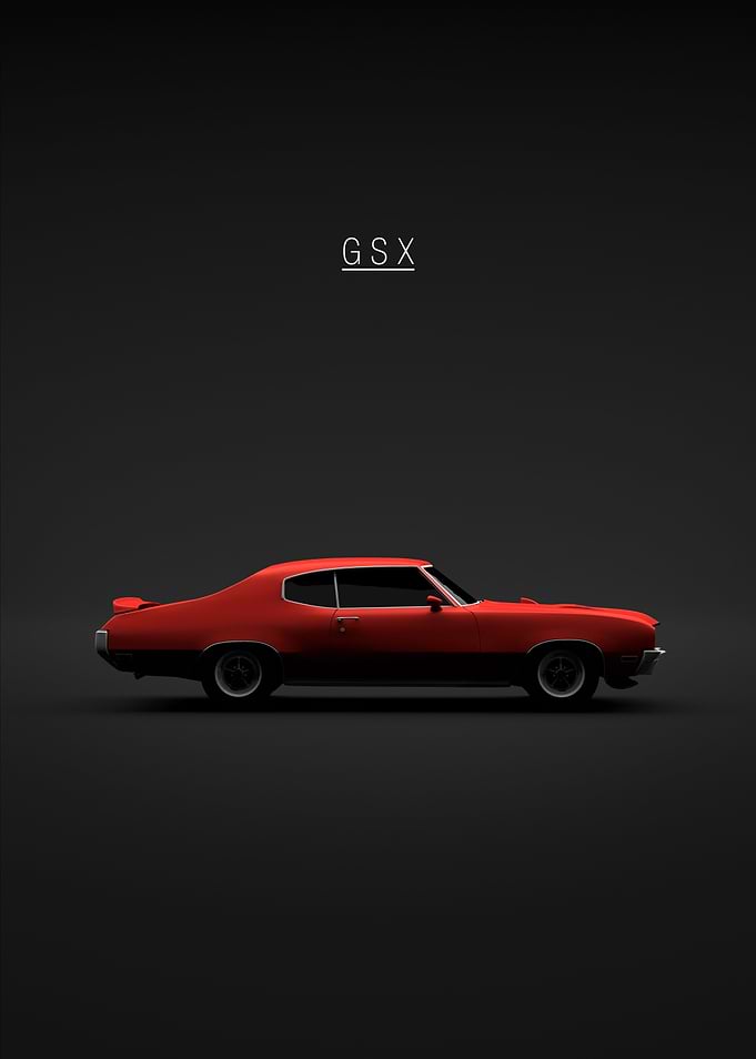 Buick GSX 1970 Red