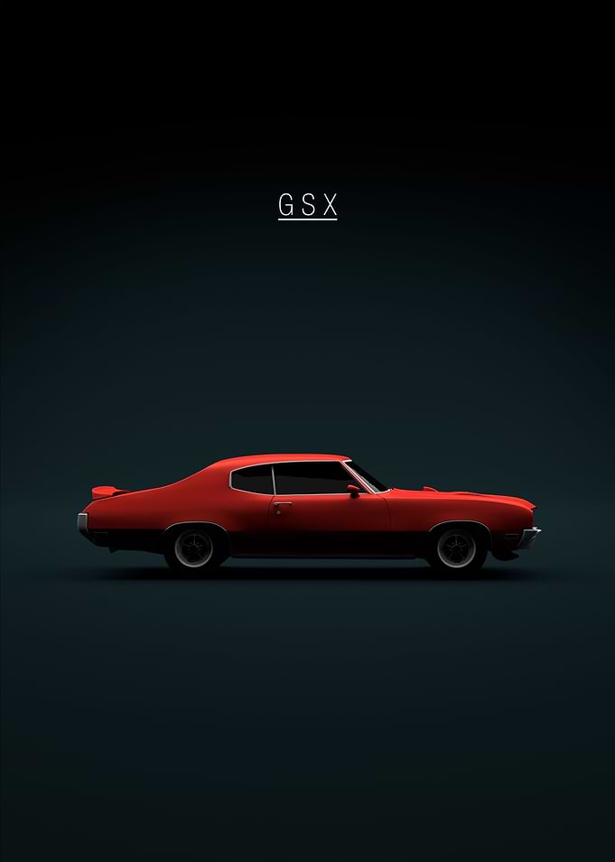 1970 Buick GSX Red