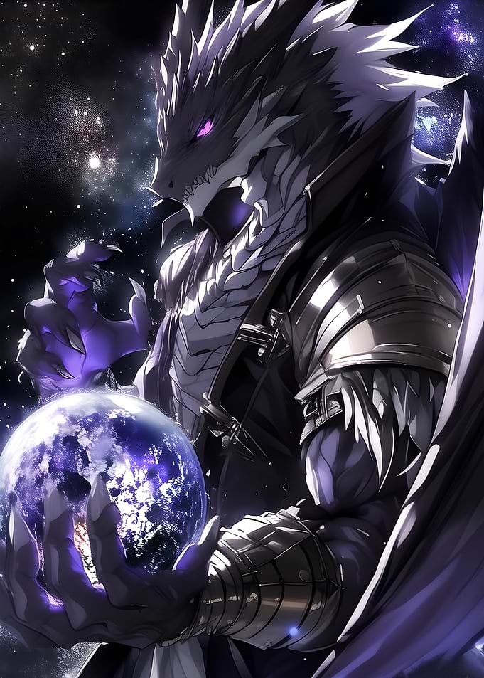 Majestic Dragon of Galaxy