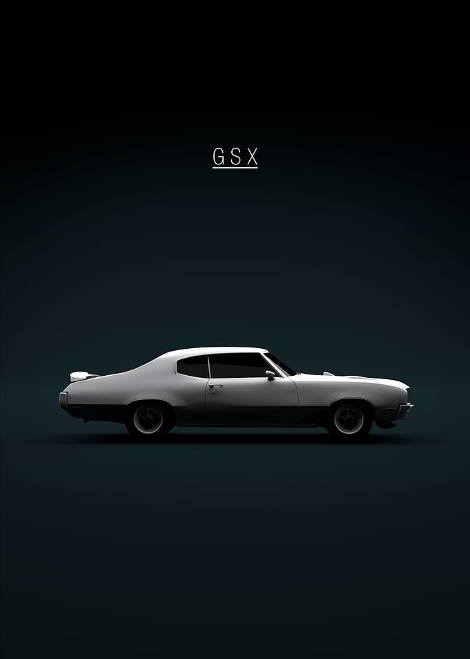 1970 Buick GSX White
