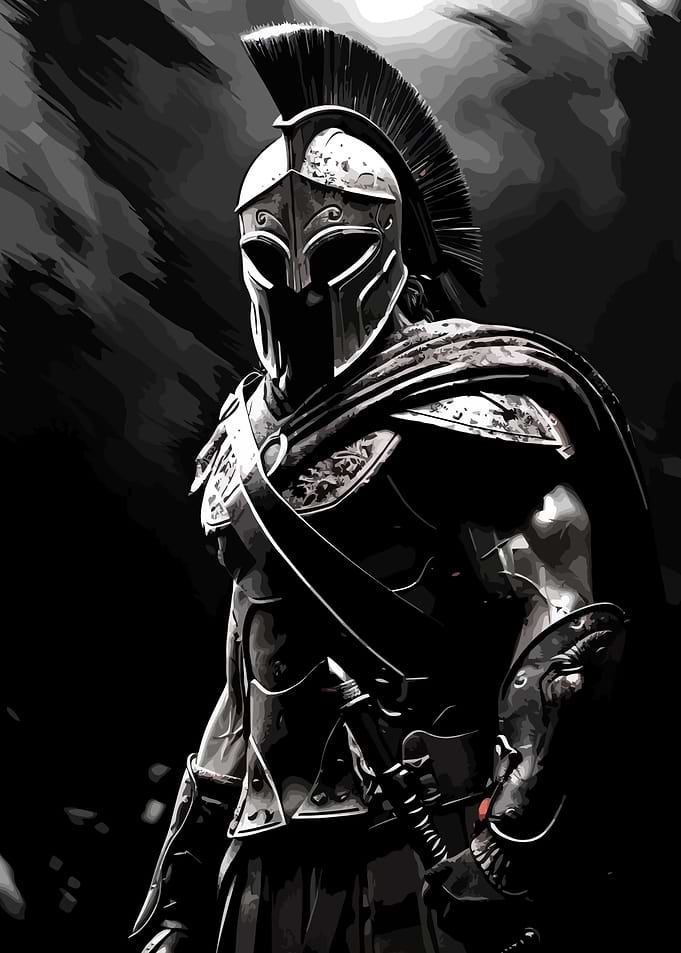 Soldier warrior spartan