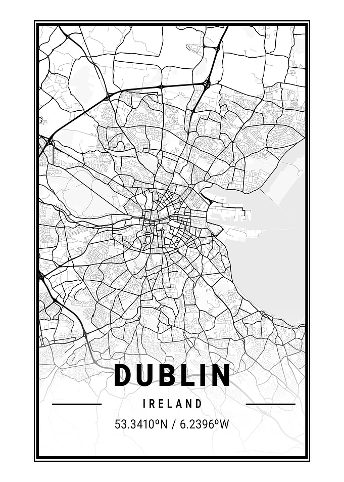 Map of Dublin