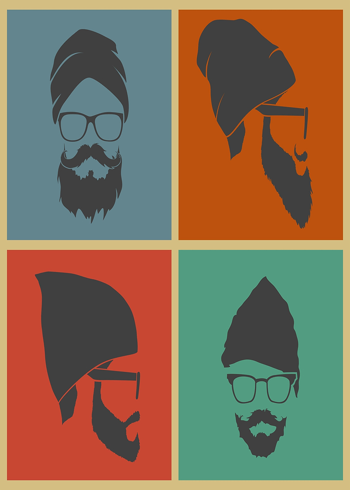 Artwork Retro Beard