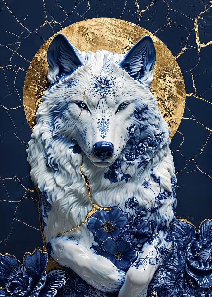 Porcelain Moonlit Majesty