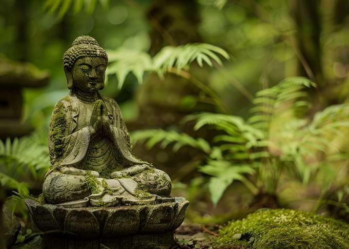 Tranquil Garden Buddha
