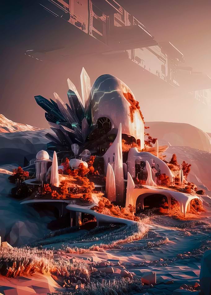 Cosmic Crystal Haven
