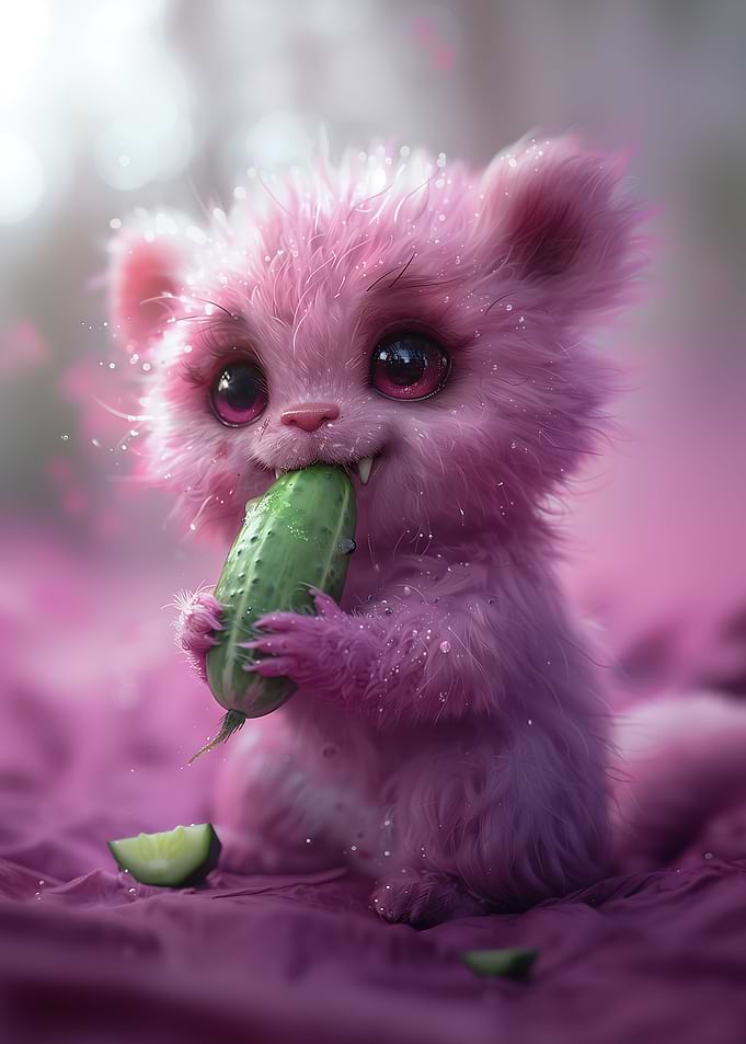 Unfluffy Cucumber Monster