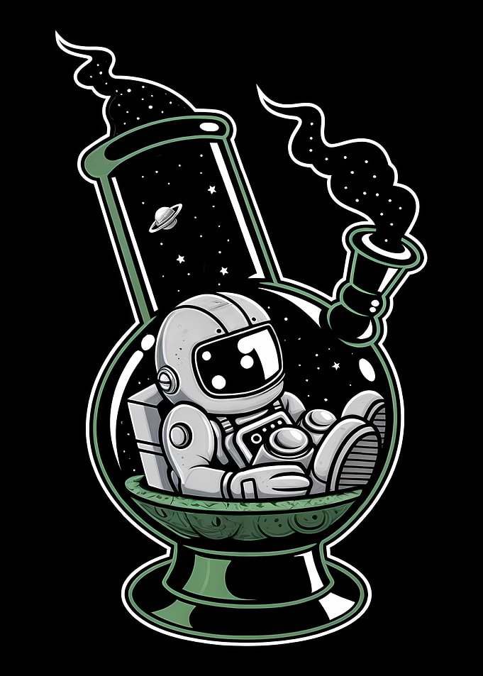 triippy bong astronaut