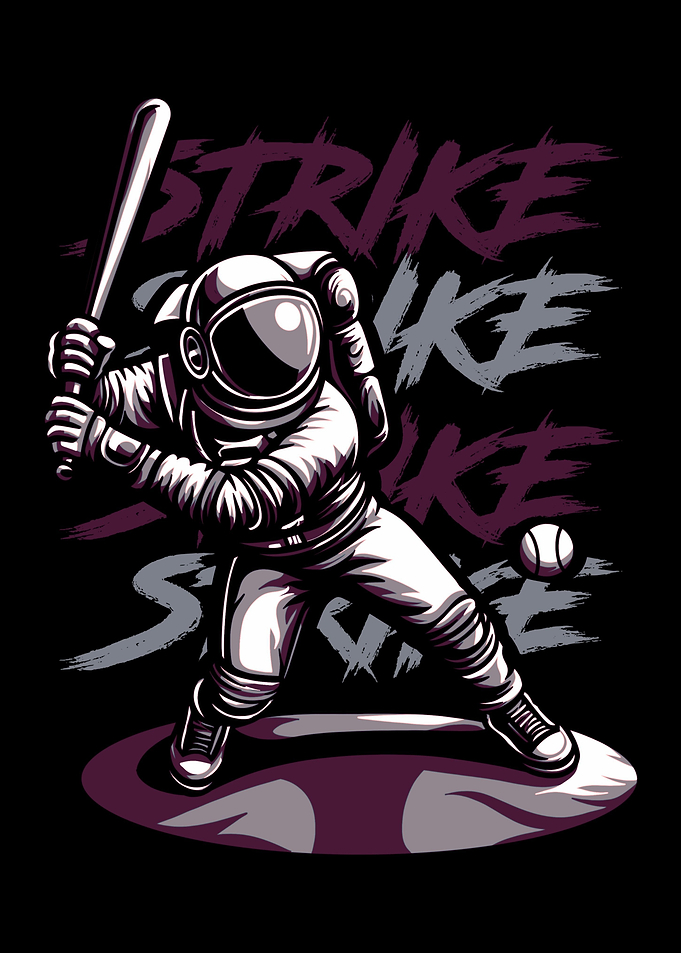 Astronaut baseball strike