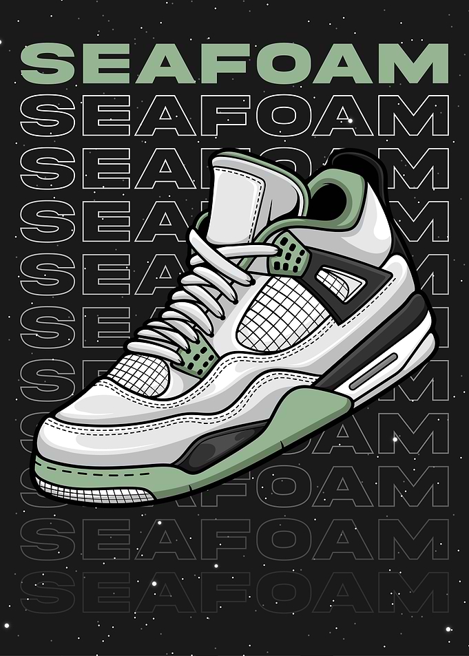 Retro Seafoam Shoe