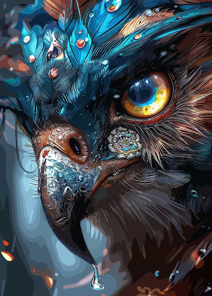 Abstract Owl
