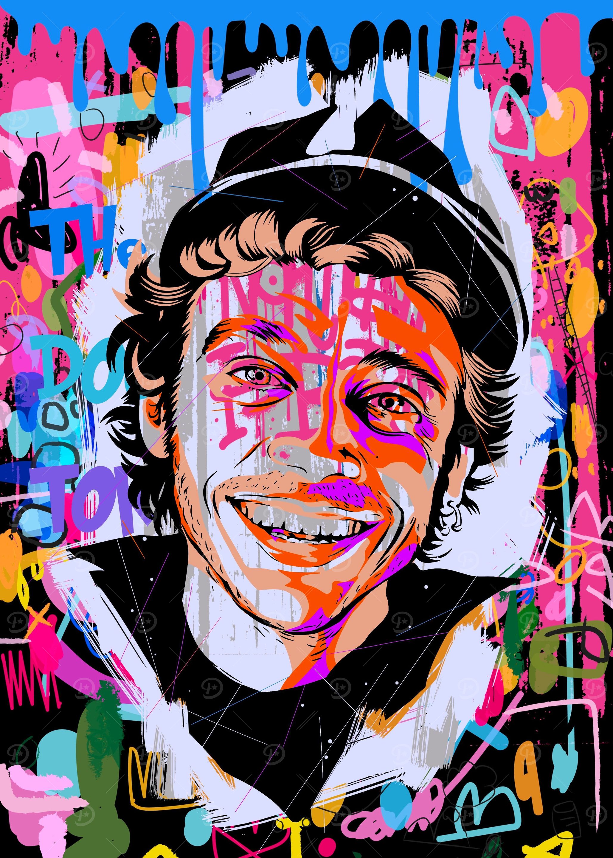 Abstract pop art