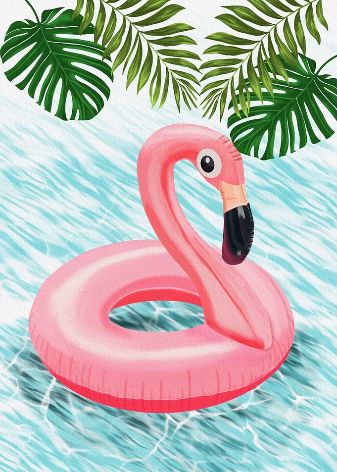 Flamingo Pool Float