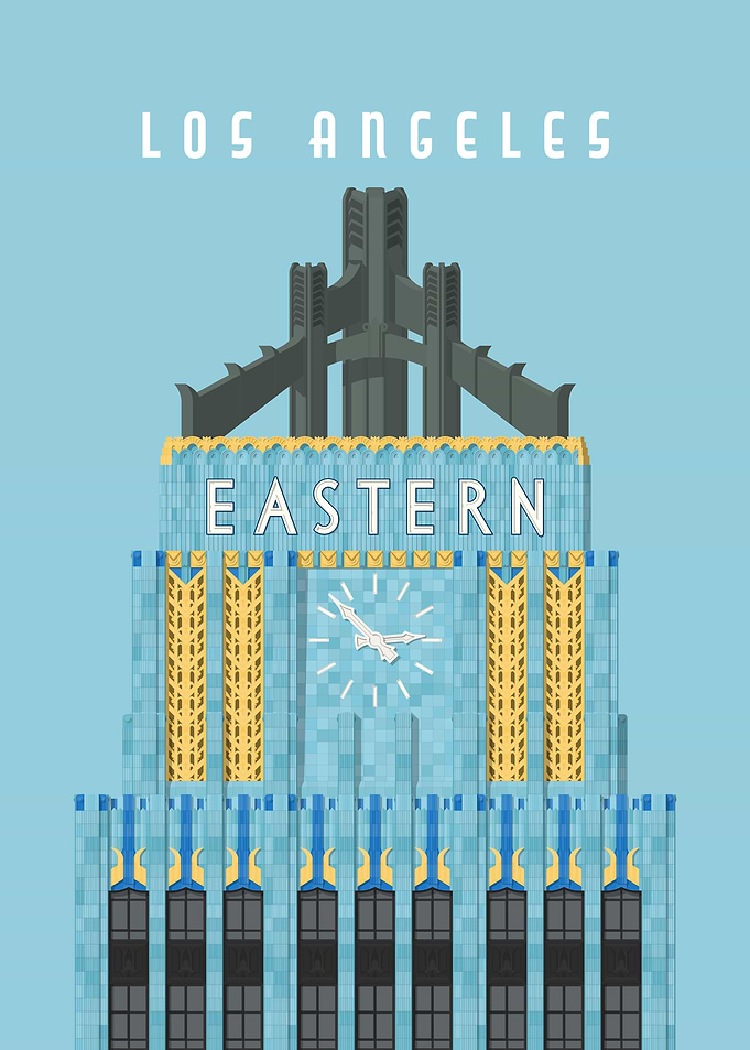 Los Angeles Travel Poster