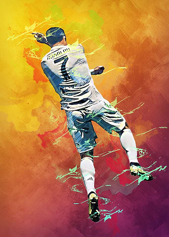 Soccer Abstract Legend