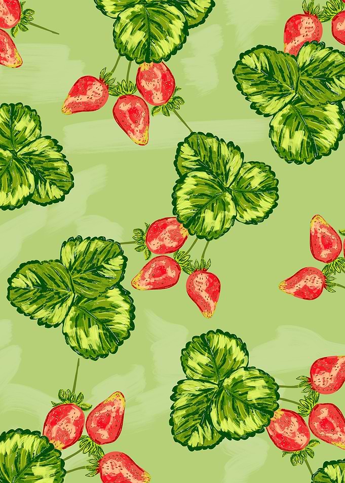 Green Strawberries Garden