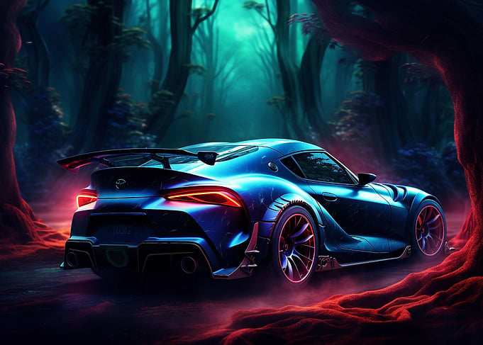 Sport car Toyota Supra