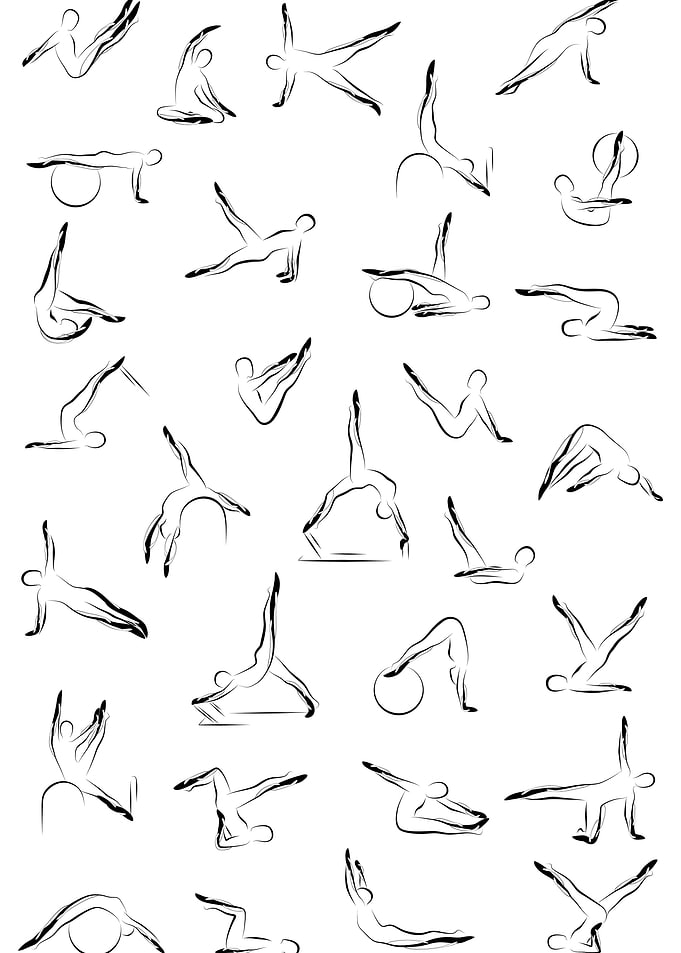 Pilates poses