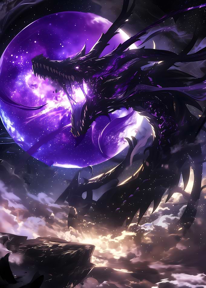 Purple Moon Dragon